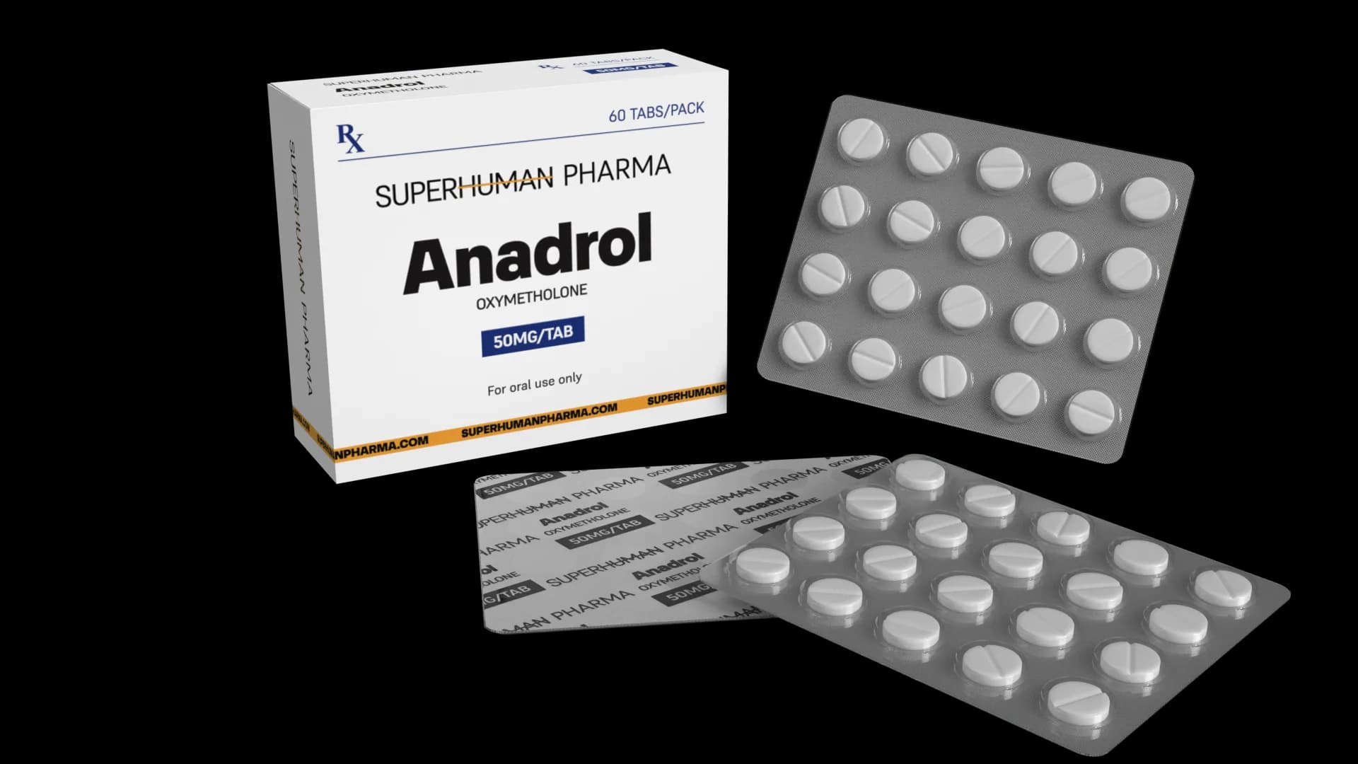 Anadrol 50 mg [60 compresse] SuperHuman Pharma