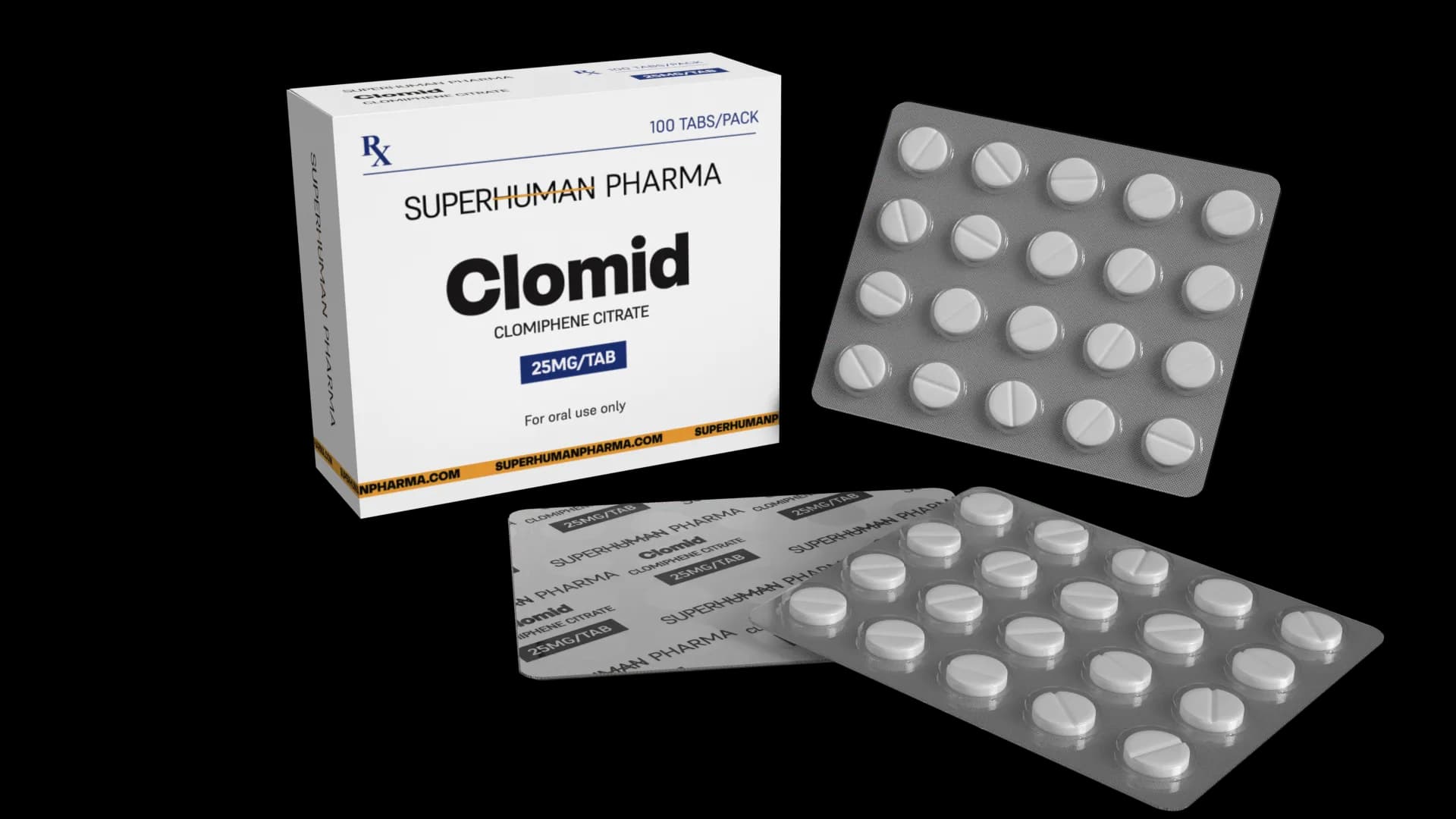 Clomid 25 mg [100 compresse] SuperHuman Pharma