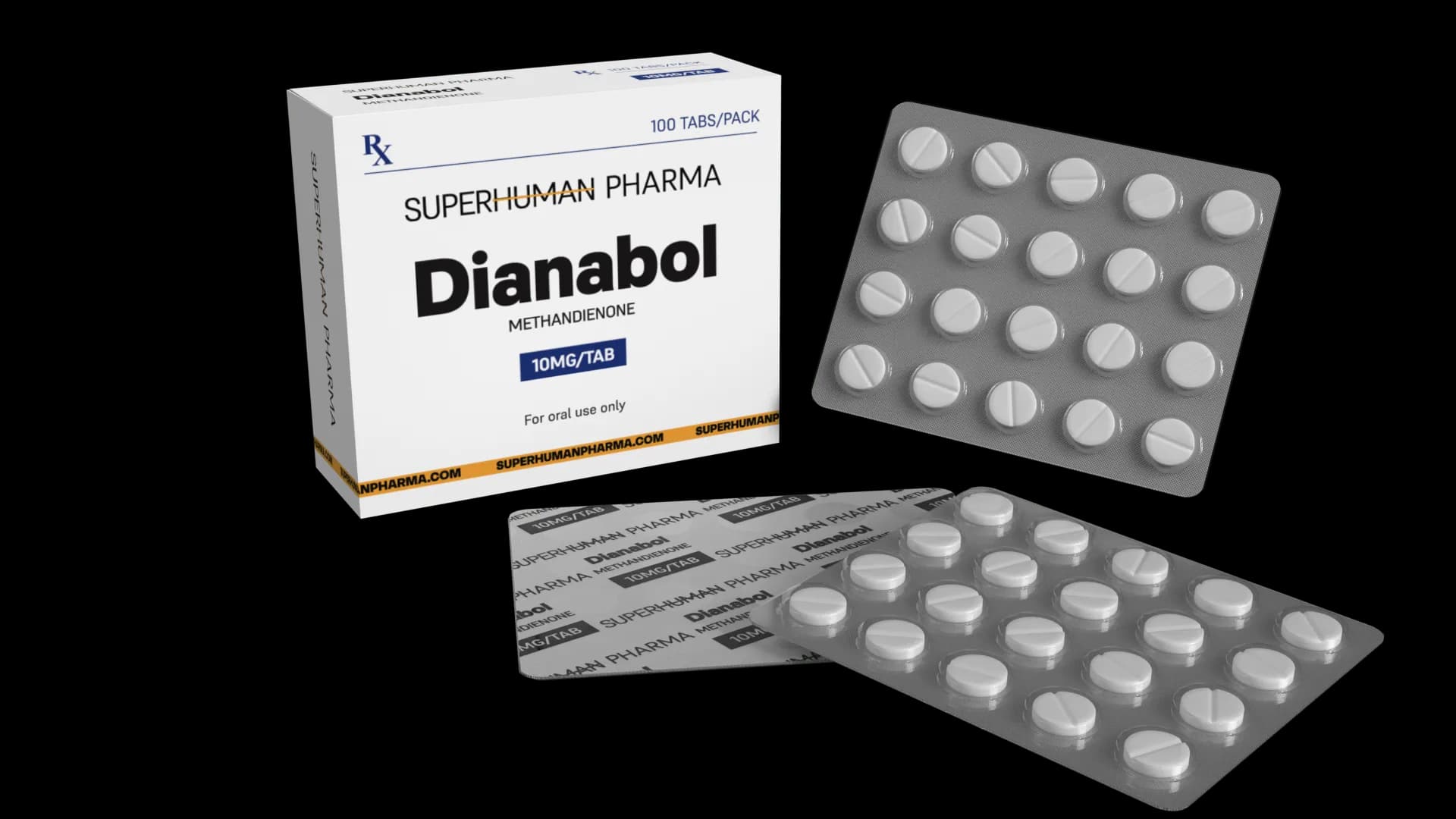 Dianabol 10 mg [100 compresse] SuperHuman Pharma