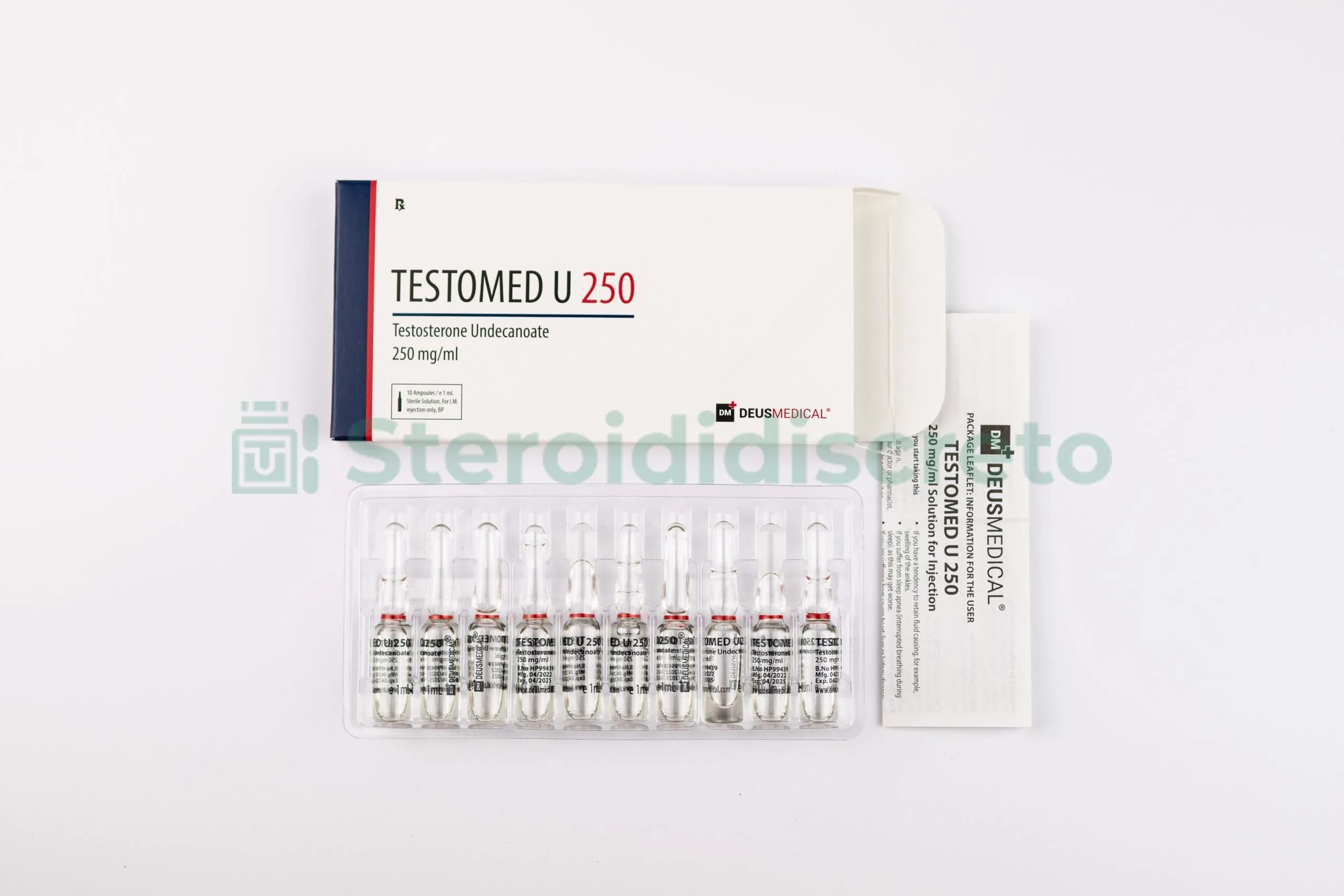 TESTOMED U 250 (Testosterone Undecanoato) Deus Medical
