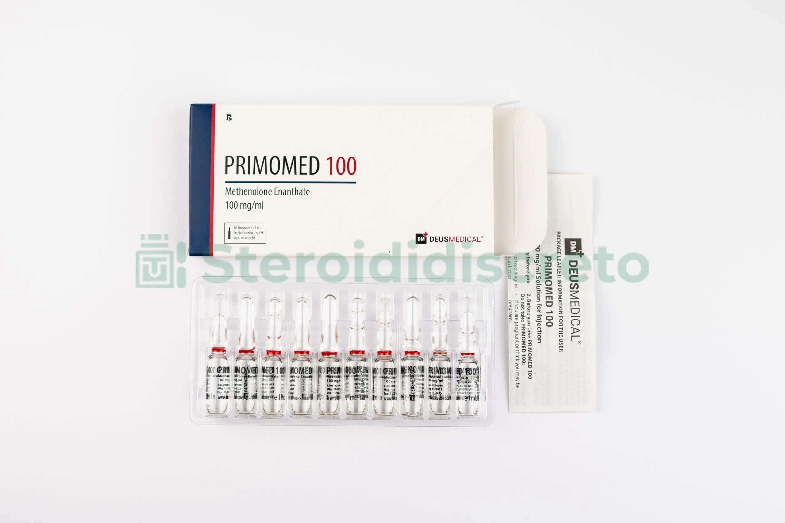 PRIMOMED 100 (Methenolone Enanthate) Deus Medical