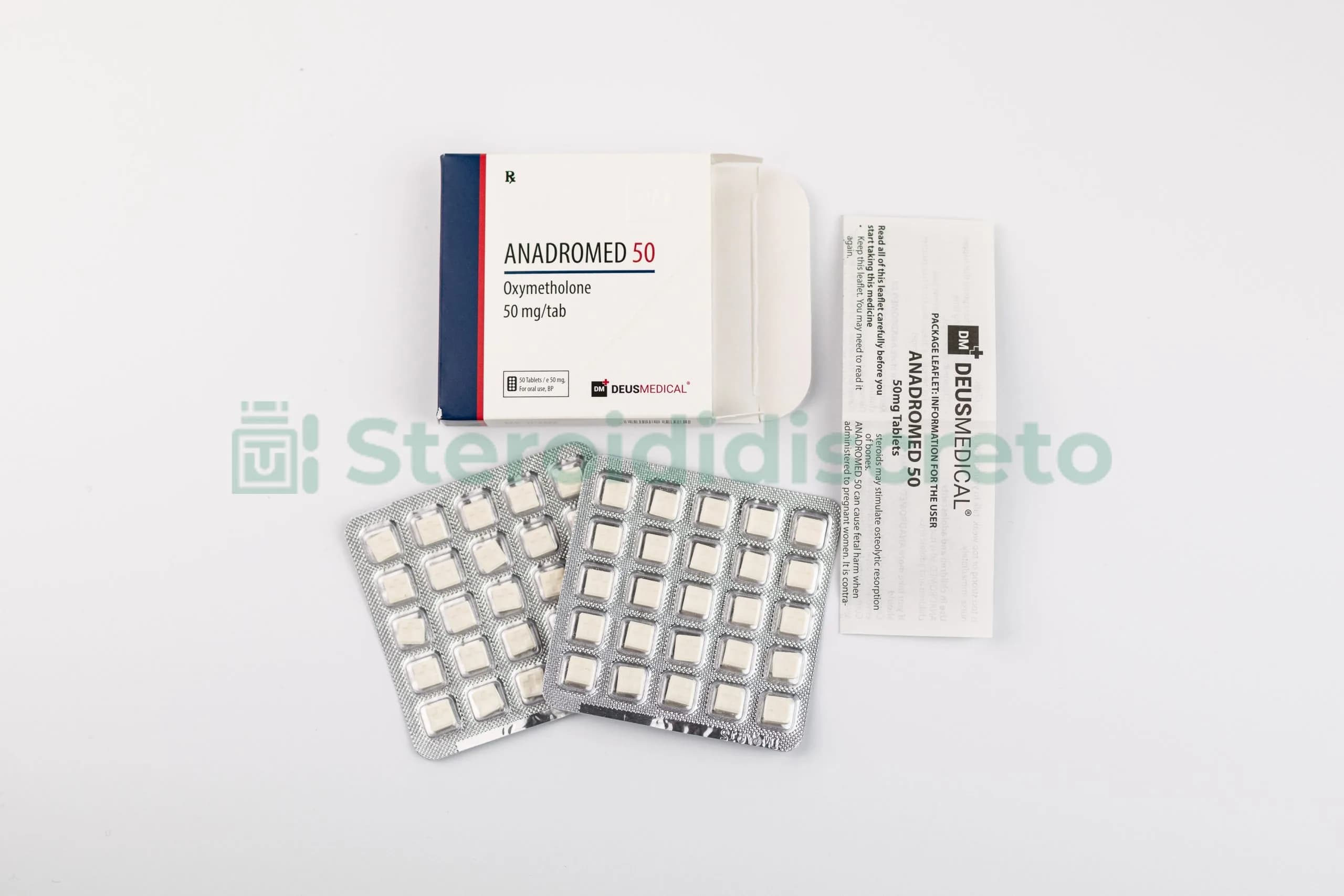 ANADROMED 50 (Oxymetholone) Deus Medical