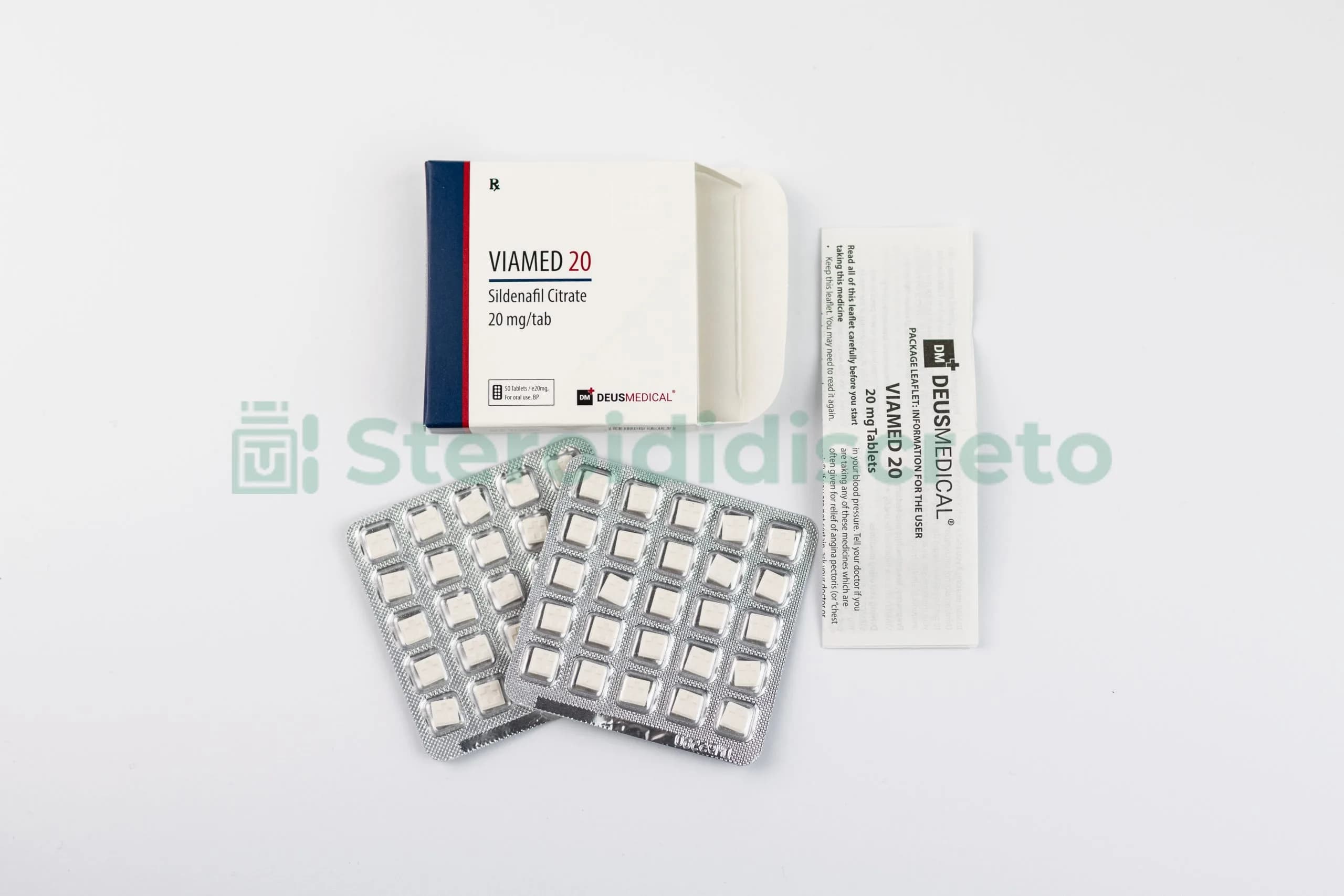 VIAMED 20 (Sildenfail citrate) Deus Medical