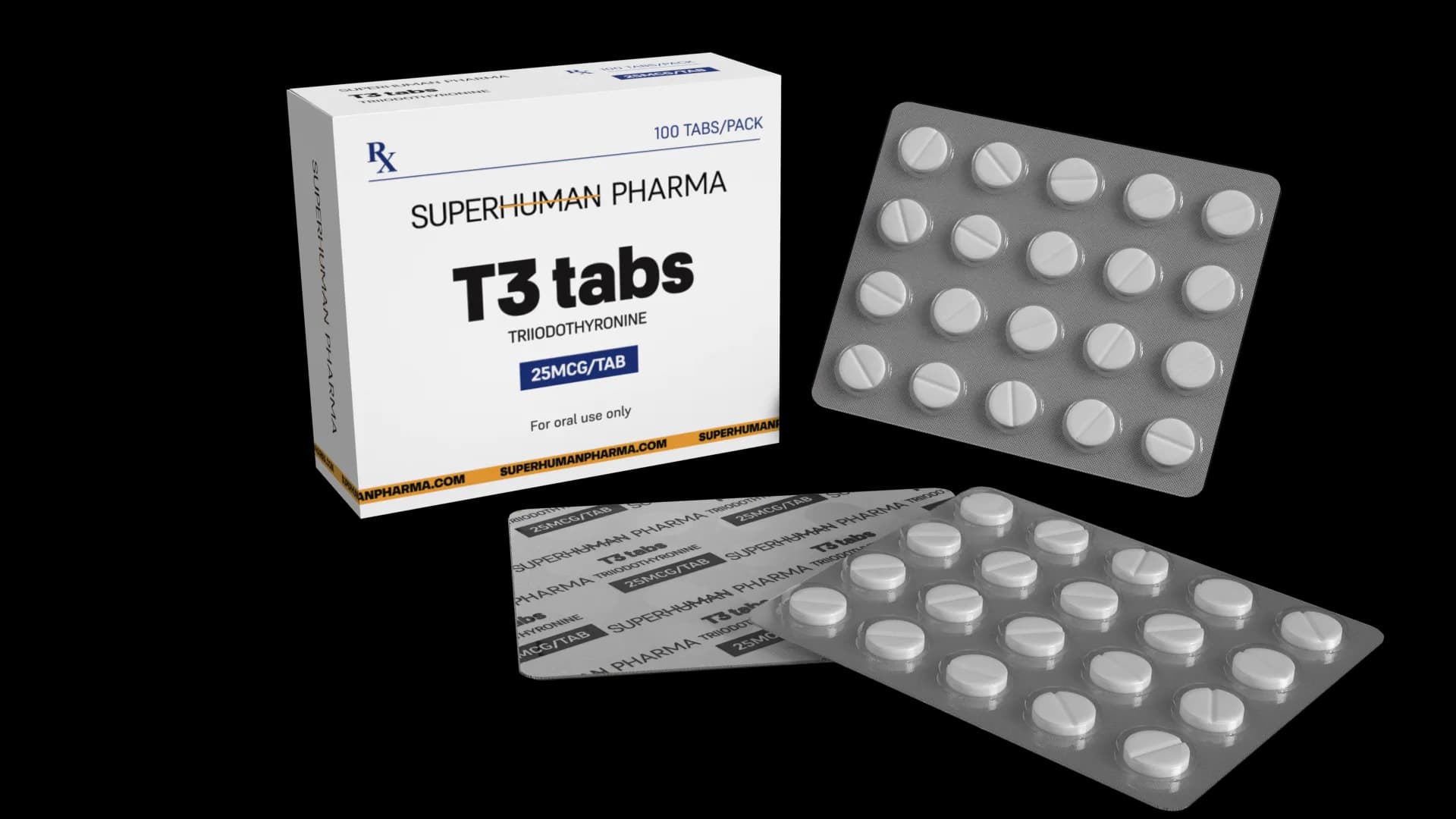 T3 25 mcg [100 compresse] SuperHuman Pharma