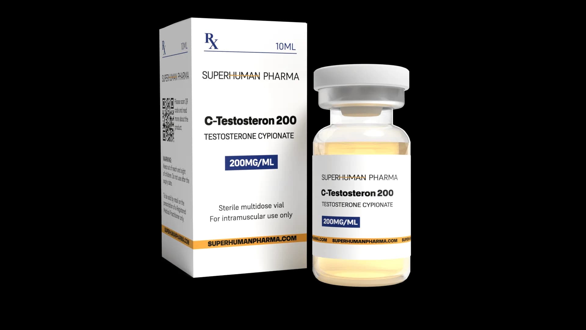 Testosterone Cypionate 10 ml [200mg/ml] SuperHuman Pharma