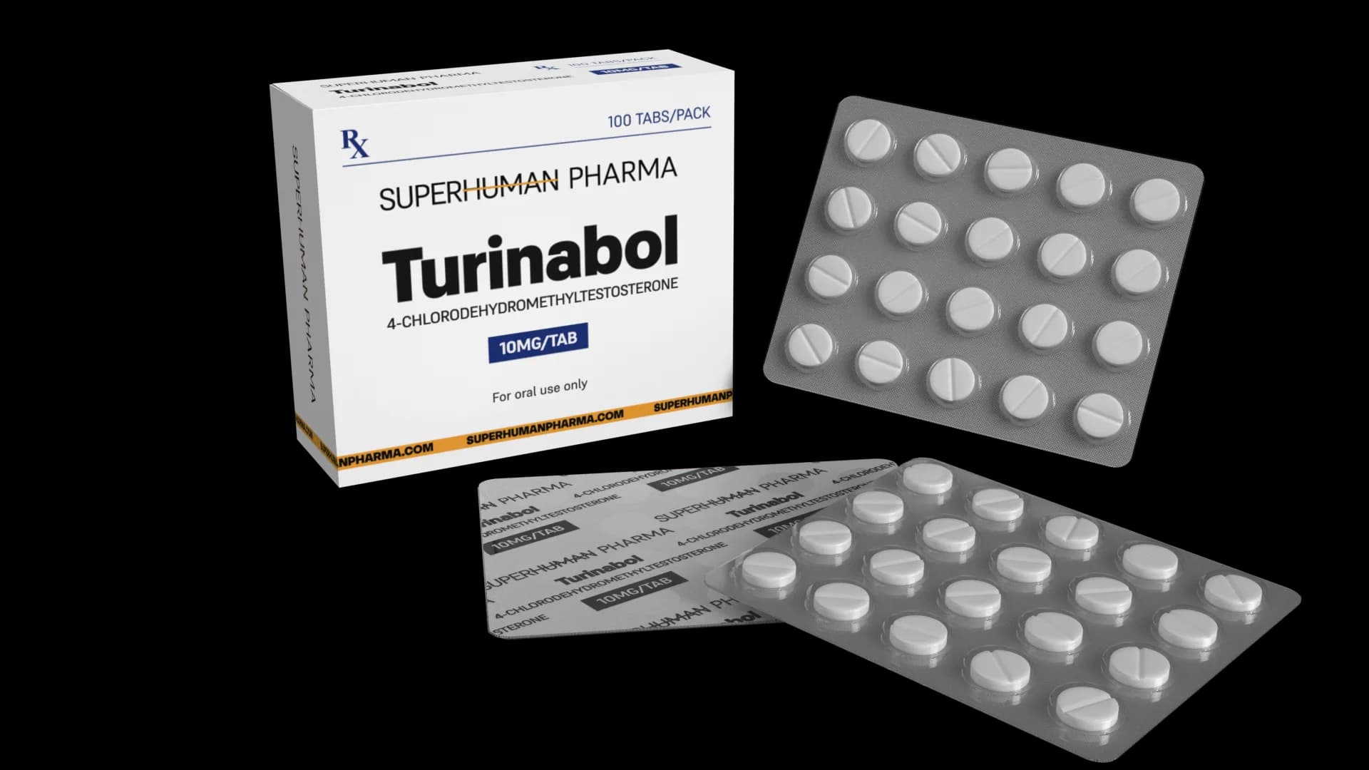 Turinabol 10 mg [100 compresse] SuperHuman Pharma
