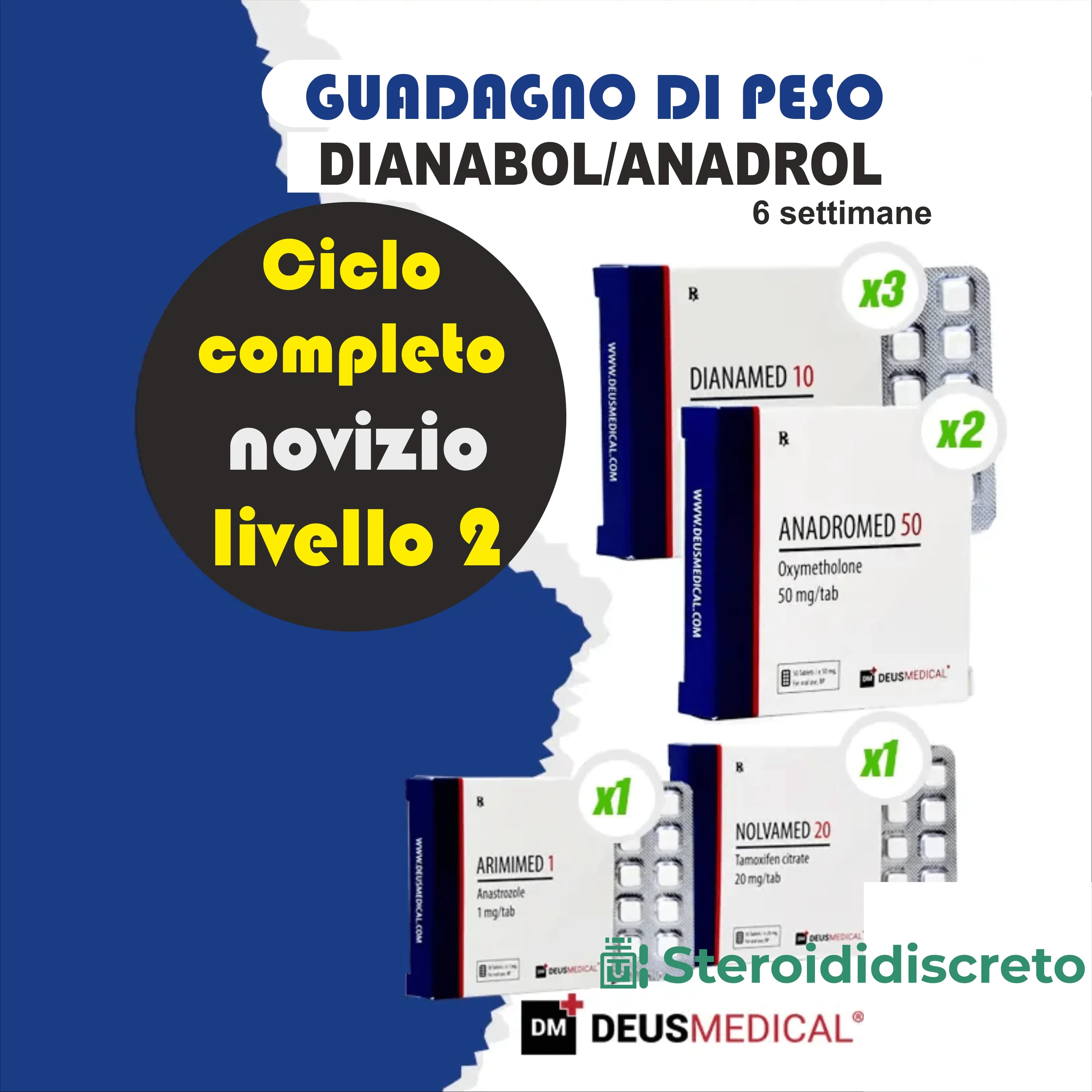 Dianabol / Amadrol - 6 Settimane