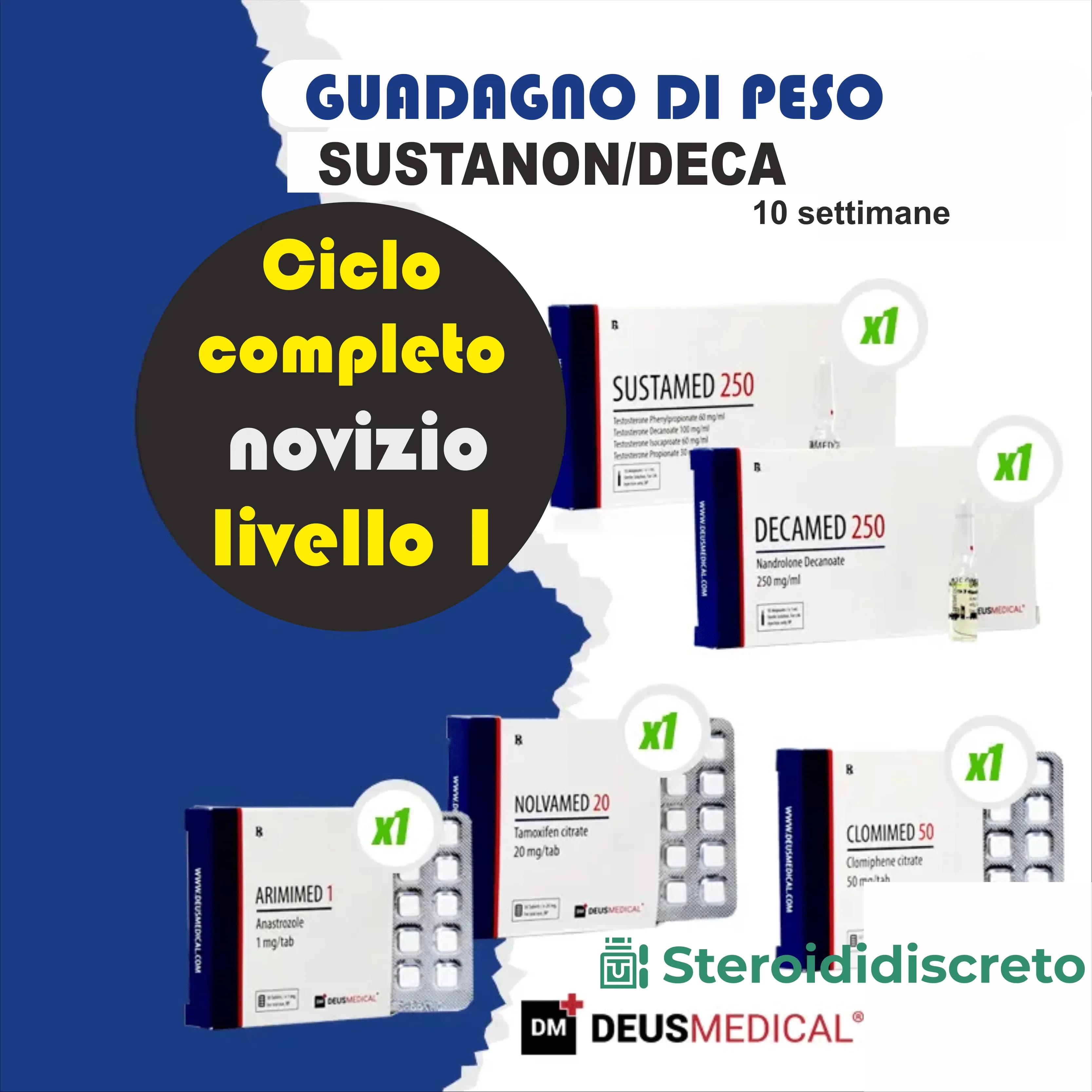 Sustanon / Deca-Durabolin - 10 Settimane