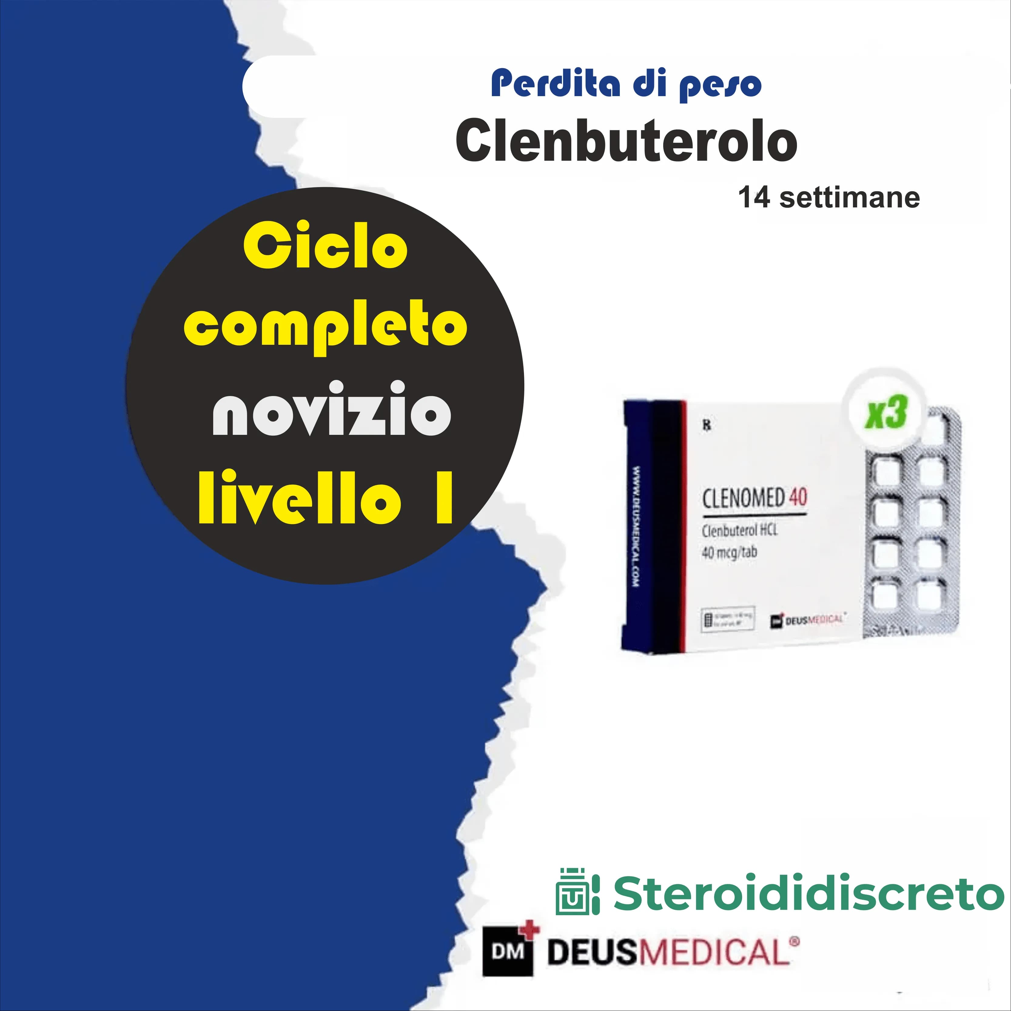Clenbuterolo Da Solo - 14 Settimane