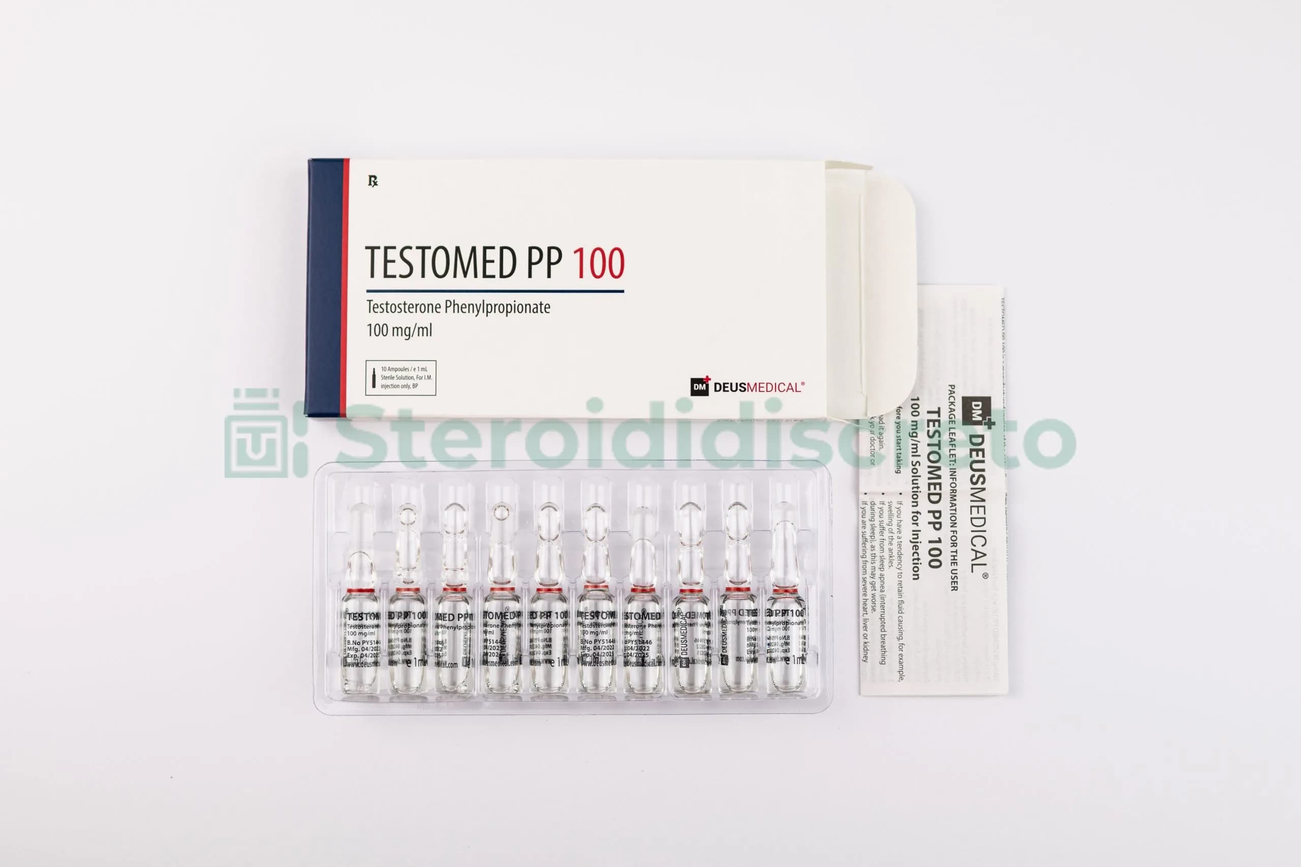 TESTOMED PP 100 (Phénylpropionate de testostérone) Deus Medical