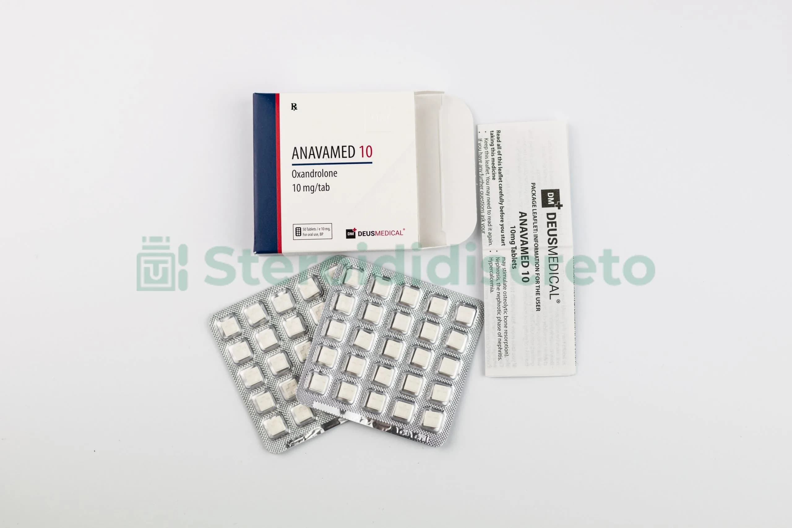 ANAVAMED 10 (Oxandrolone) Deus Medical