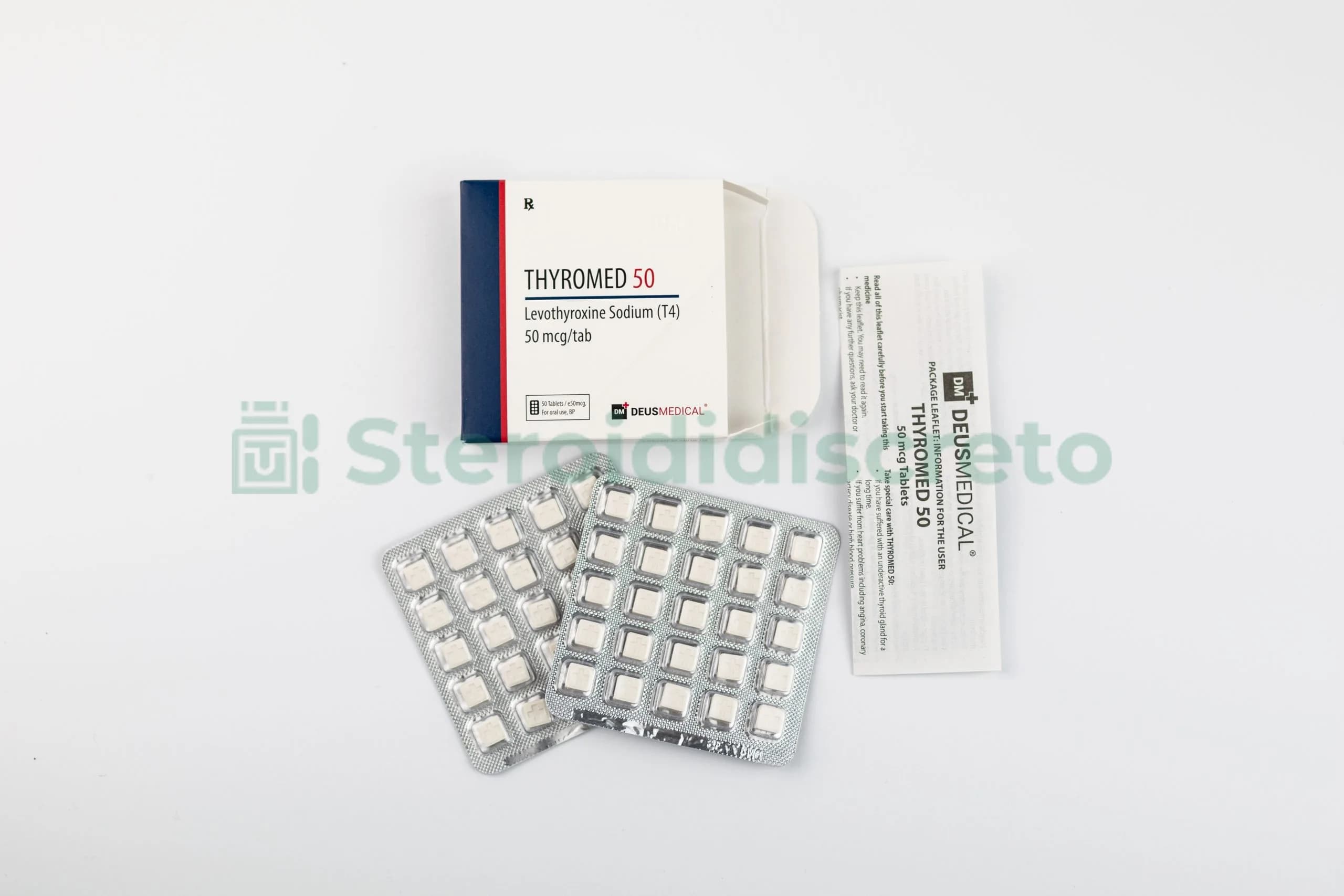 THYROMED 50 (Levothyroxine Sodium (T4) Deus Medical