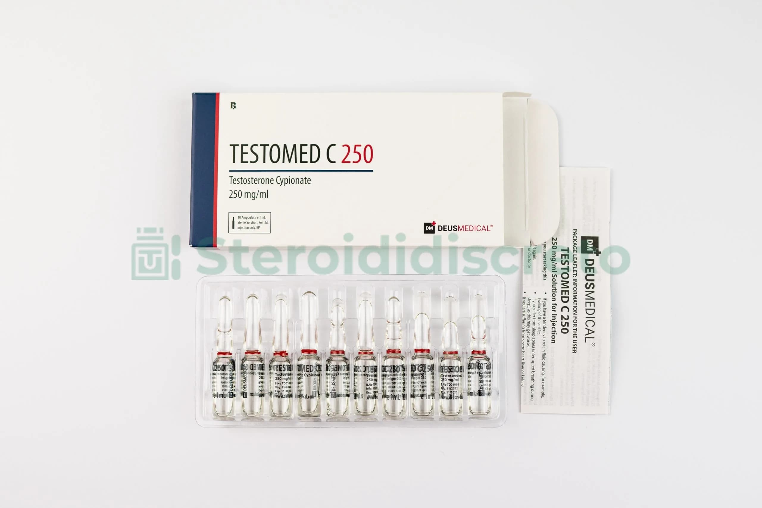 TESTOMED C 250 (Testosterone Cypionate) Deus Medical