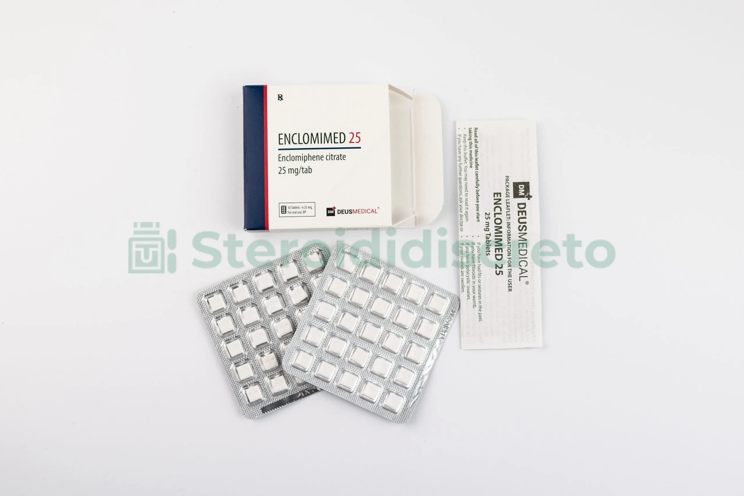 ENCLOMIMED 25 Enclomid Enclomifene citrato-Deus Medical