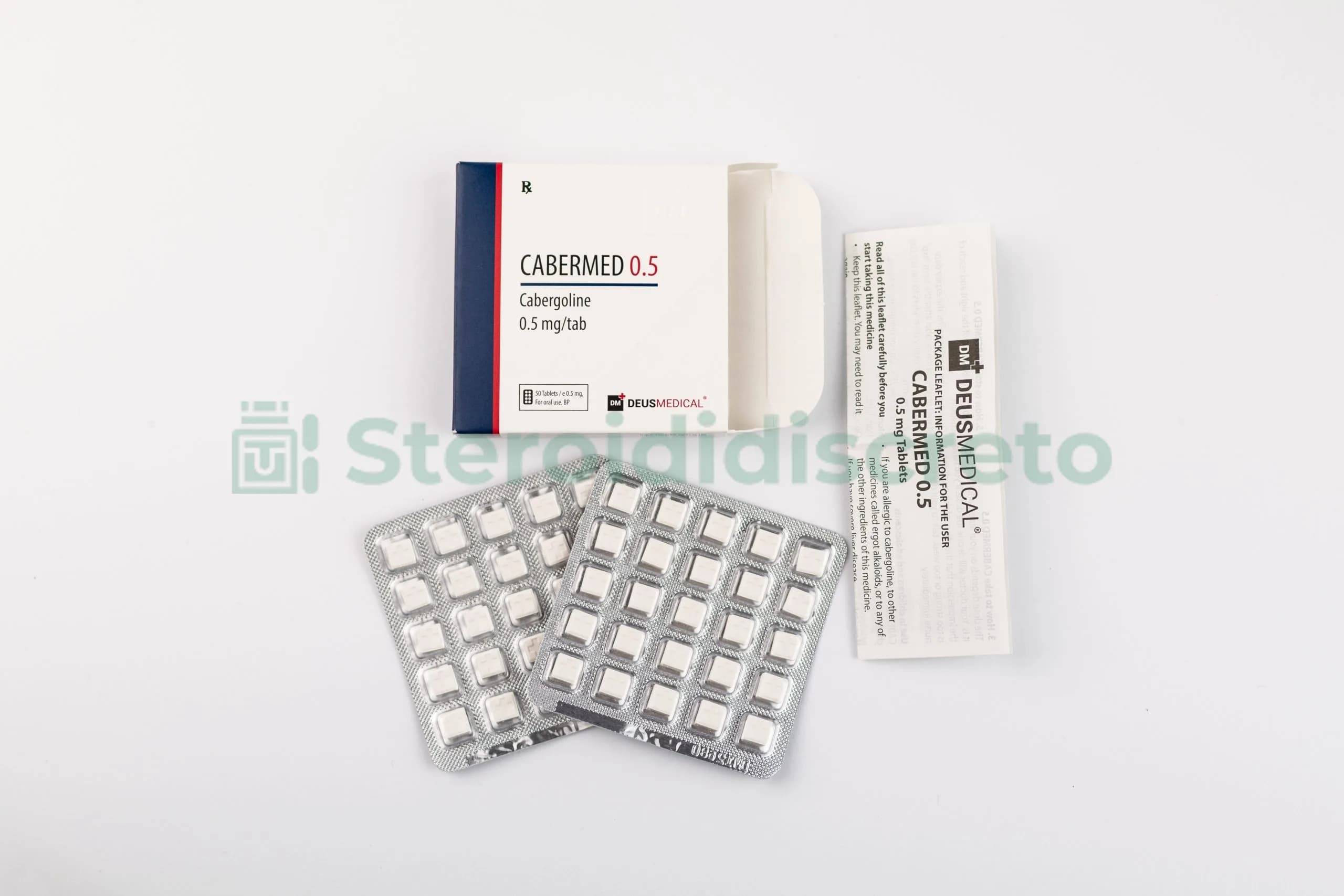 CABERMED 0.5mg (Cabergoline) Deus Medical