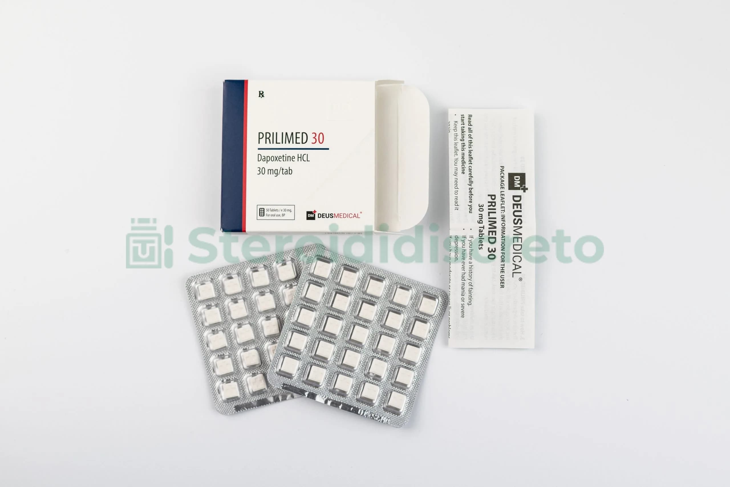 PRILIMED 30 (Dapoxetine HCL) Deus Medical