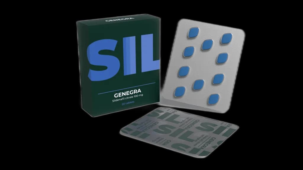 Genegra 20 mg (Viagra generico, Sildenafil) - 20 compresse