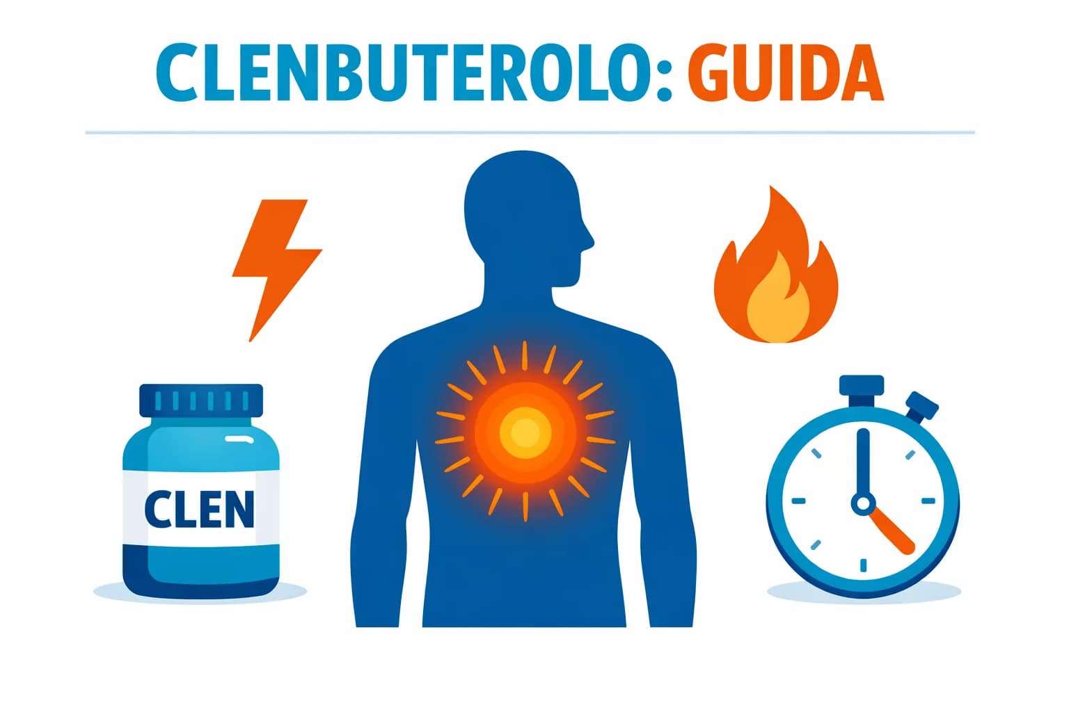 Clenbuterolo: 12 Benefici, Effetti Collaterali, Dosaggi e Cicli Spiegati