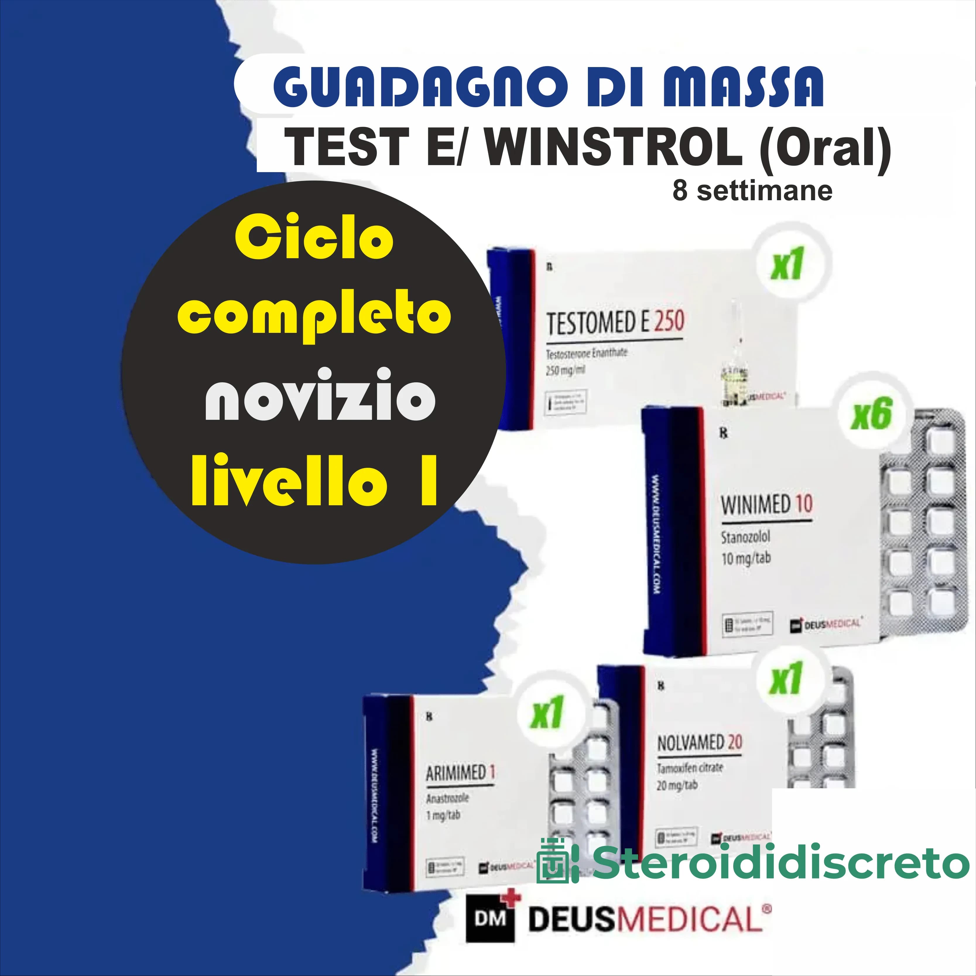 Testosterone Enantato / Winstrol (Orale)