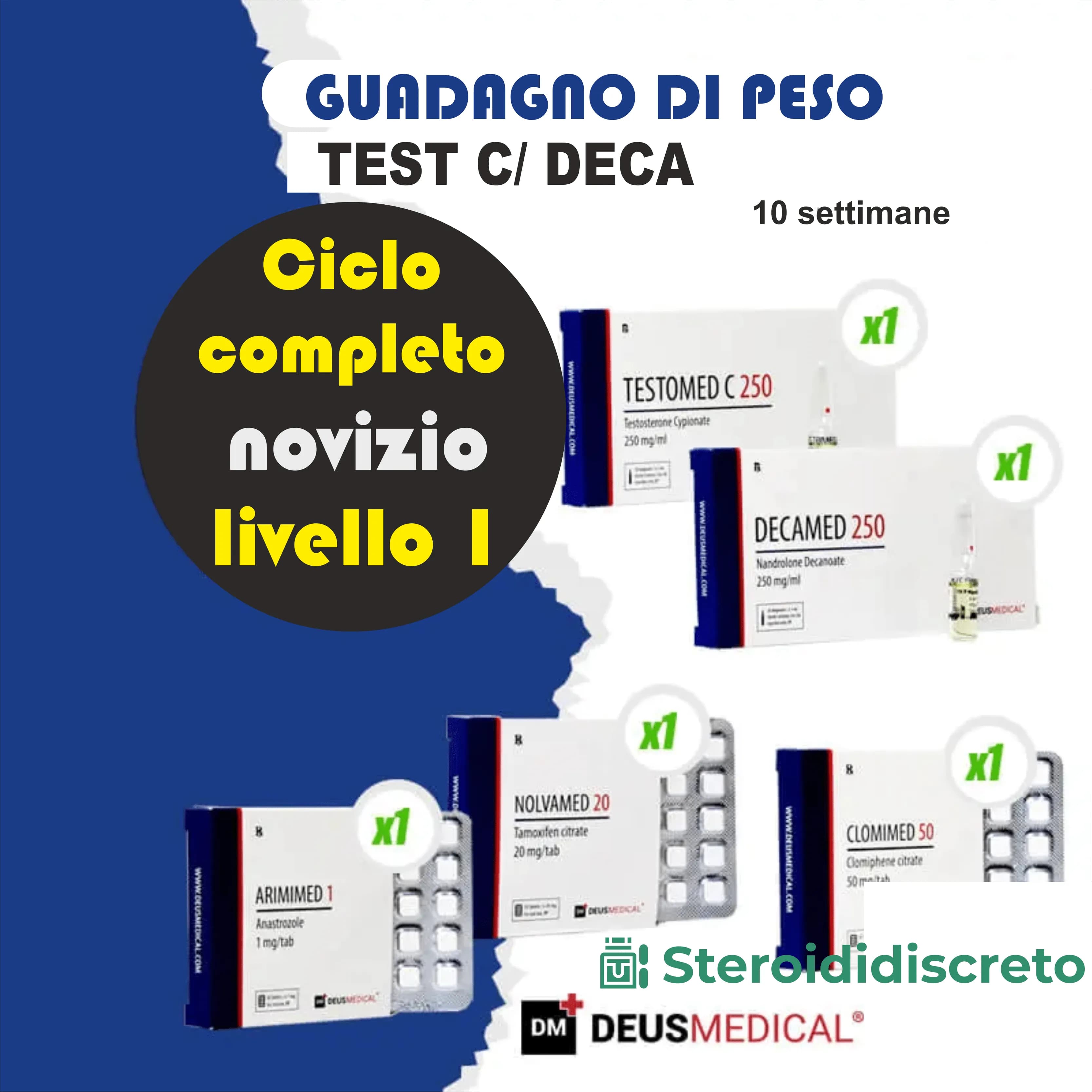 Testosterone Ciponato / Deca-Durabolin 10 Settimane