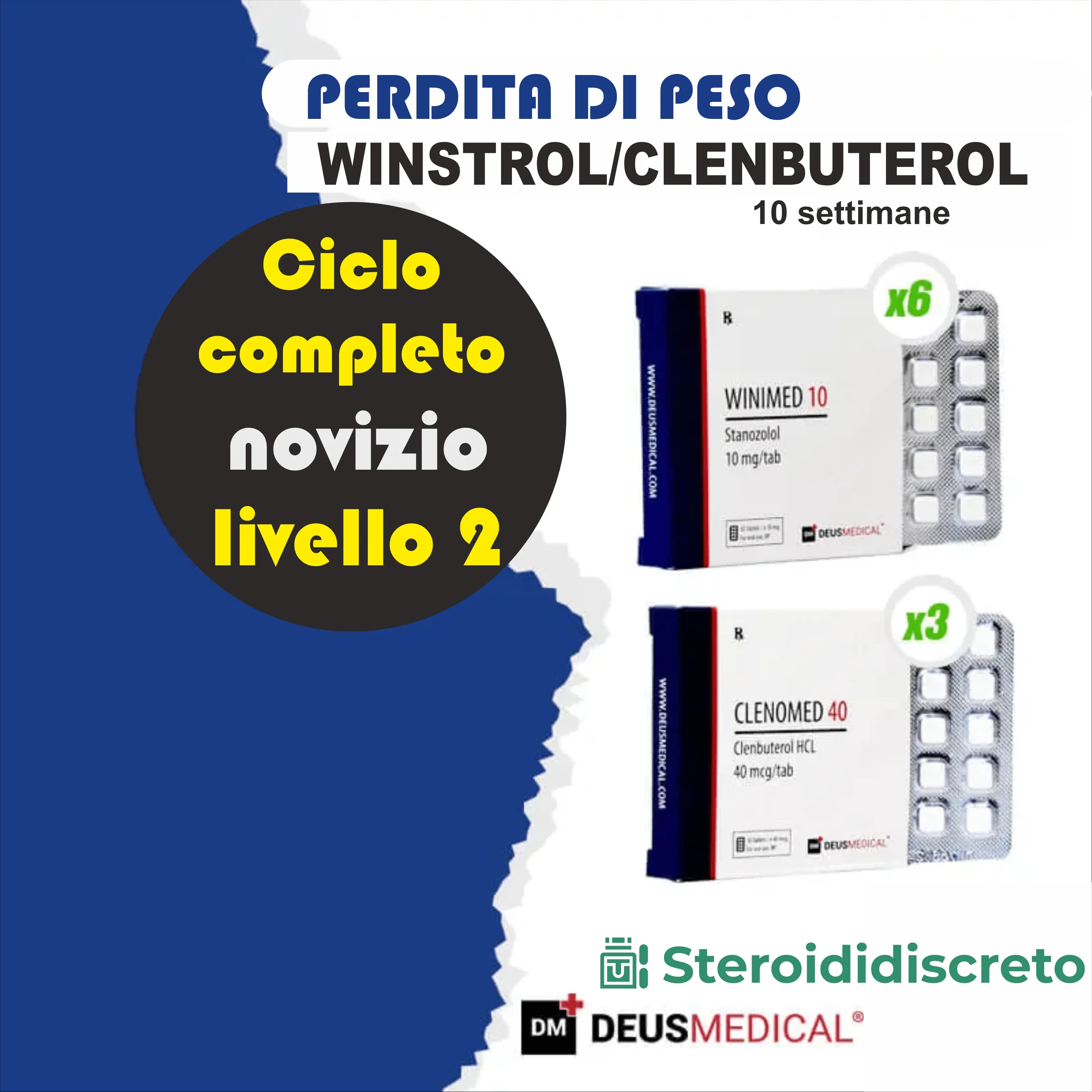 Winstrol / Clenbuterolo 10 Settimane