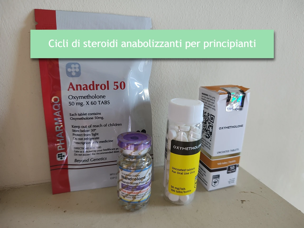 Cicli di steroidi anabolizzanti per principianti