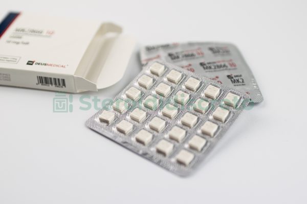 MK2866 10 (Ostarina) 10mg/Tab, prodotto da Deus Medical, modulatore selettivo del recettore degli androgeni (SARM) utilizzato per aumentare la massa muscolare e migliorare la forza fisica