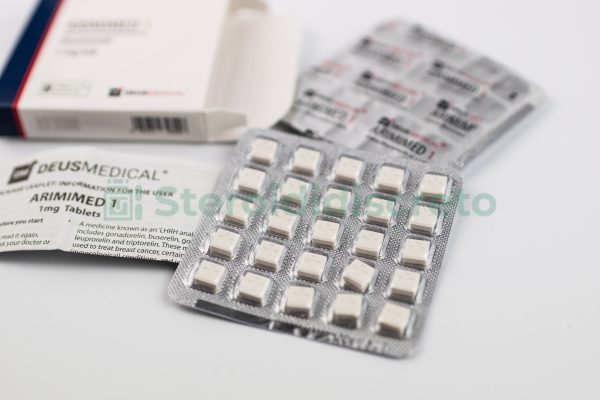 ARIMIMED 1 (Anastrozole) 1mg/Tab, prodotto da Deus Medical, farmaco antiestrogenico usato per il trattamento del cancro al seno nelle donne in postmenopausa