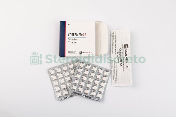 CABERMED 0.5mg (Cabergoline) Deus Medical, farmaco utilizzato per il trattamento dell'iperprolattinemia e per la gestione di alcuni tumori della prolattina