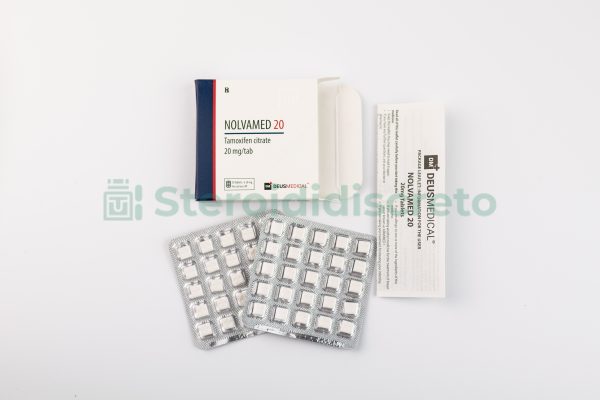 NOLVAMED 20 (Tamoxifen Citrato) Deus Medical, modulatore selettivo del recettore degli estrogeni usato per trattare e prevenire il cancro al seno e per ridurre gli effetti collaterali degli steroidi