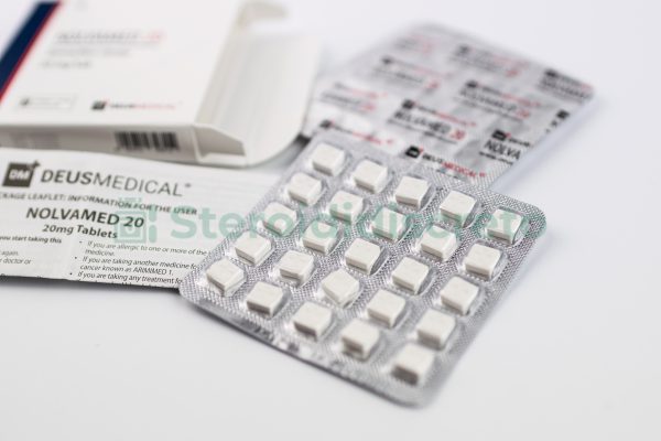 NOLVAMED 20 (Tamoxifen Citrato) Deus Medical, modulatore selettivo del recettore degli estrogeni usato per trattare e prevenire il cancro al seno e per ridurre gli effetti collaterali degli steroidi