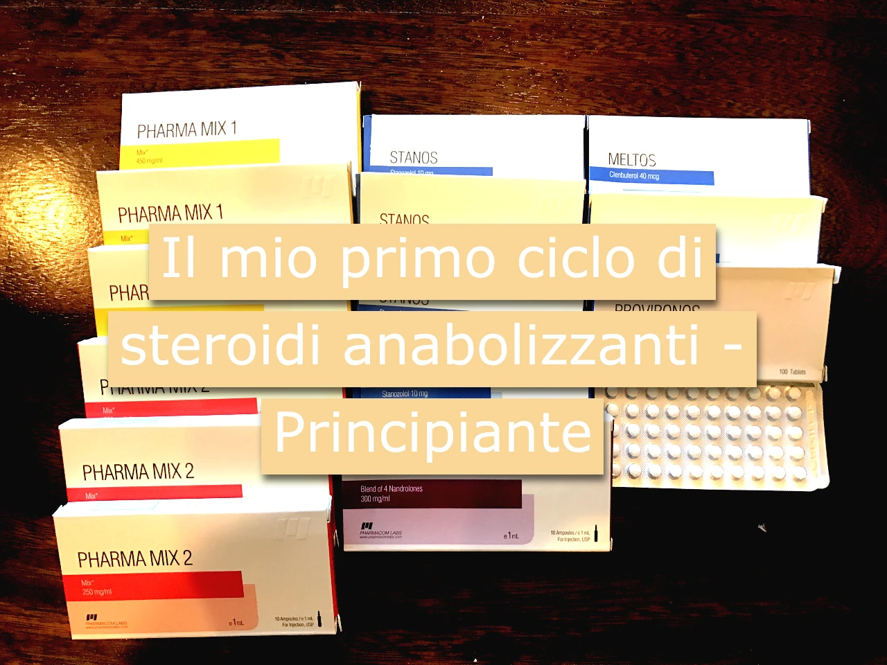 Il mio primo ciclo di steroidi anabolizzanti - Principiante
