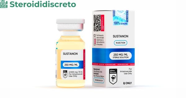 Fiala da 10 ml di Sustanon (250 mg/ml) di Hilma Biocare