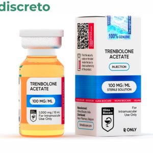 Fiala da 10 ml di acetato di trenbolone (100 mg/ml) di Hilma Biocare