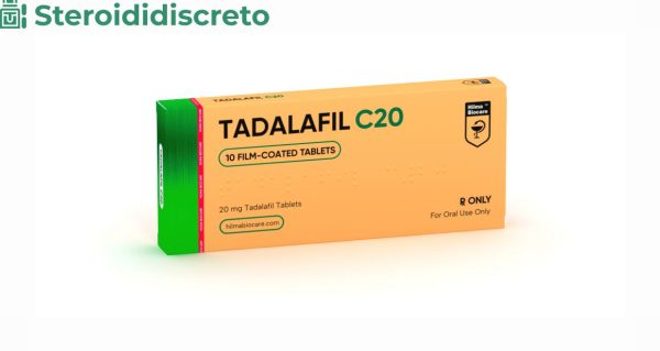 Confezione di 10 compresse da 20mg di tadalafil (Cialis) di Hilma Biocare