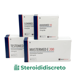 Ciclo di steroidi Testosterone + Masteron + Anavar - Deus Medical