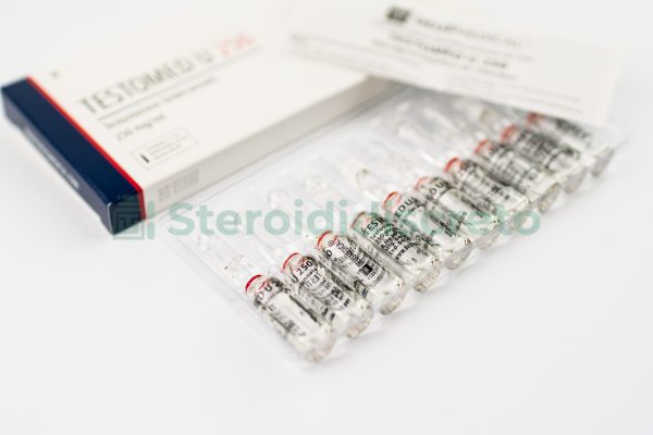 Testomed U 250 (Testosterone Undecanoato), 250mg/ml, prodotto da Deus Medical, un estere di testosterone a lunga durata d'azione, utilizzato per il miglioramento della massa muscolare e della forza