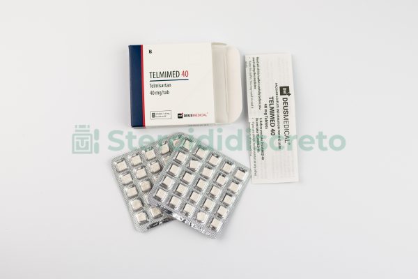 TELMIMED 40 (Telmisartan) 40mg/Tab, prodotto da Deus Medical, utilizzato per trattare l'ipertensione e migliorare la salute cardiovascolare