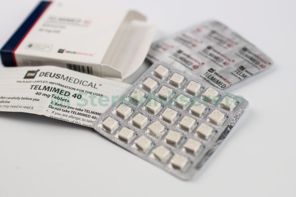 TELMIMED 40 (Telmisartan) 40mg/Tab, prodotto da Deus Medical, utilizzato per trattare l'ipertensione e migliorare la salute cardiovascolare