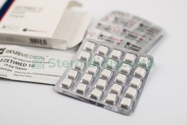 EZETIMED 10 (Ezetimibe) 10mg/Tab, prodotto da Deus Medical, farmaco utilizzato per abbassare i livelli di colesterolo nel sangue