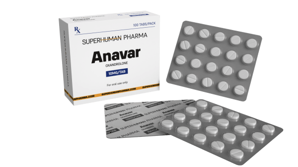 Anavar 10 mg [100 compresse] SuperHuman Pharma: Anabolizzante per migliorare la definizione muscolare e la forza, ideale per atleti e culturisti