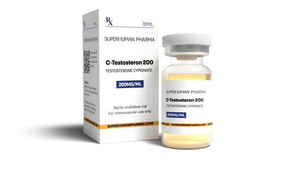 Testosterone Cypionate 10 ml [200mg/ml] SuperHuman Pharma: Anabolizzante per aumentare la massa muscolare e la forza, ideale per atleti e culturisti