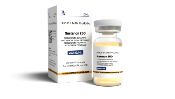 Sustanon 10 ml [250mg/ml] SuperHuman Pharma: Anabolizzante per aumentare la massa muscolare e la forza, ideale per atleti e culturisti